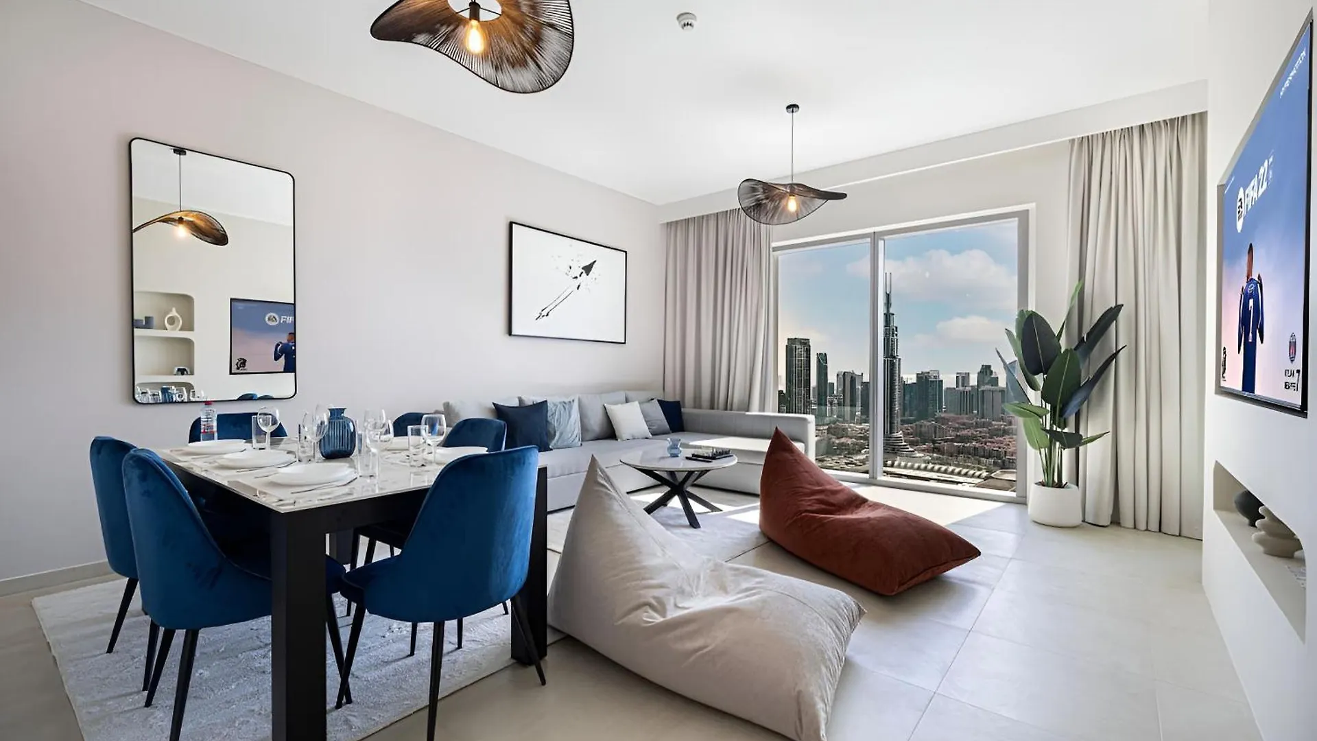 Apartment Dubai Mall Connection - Burj Views - Turf Balcony