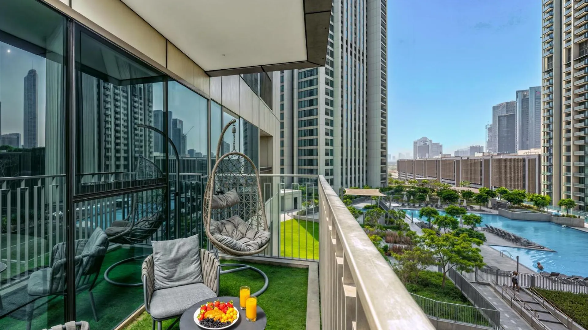 Apartment Dubai Mall Connection - Burj Views - Turf Balcony
