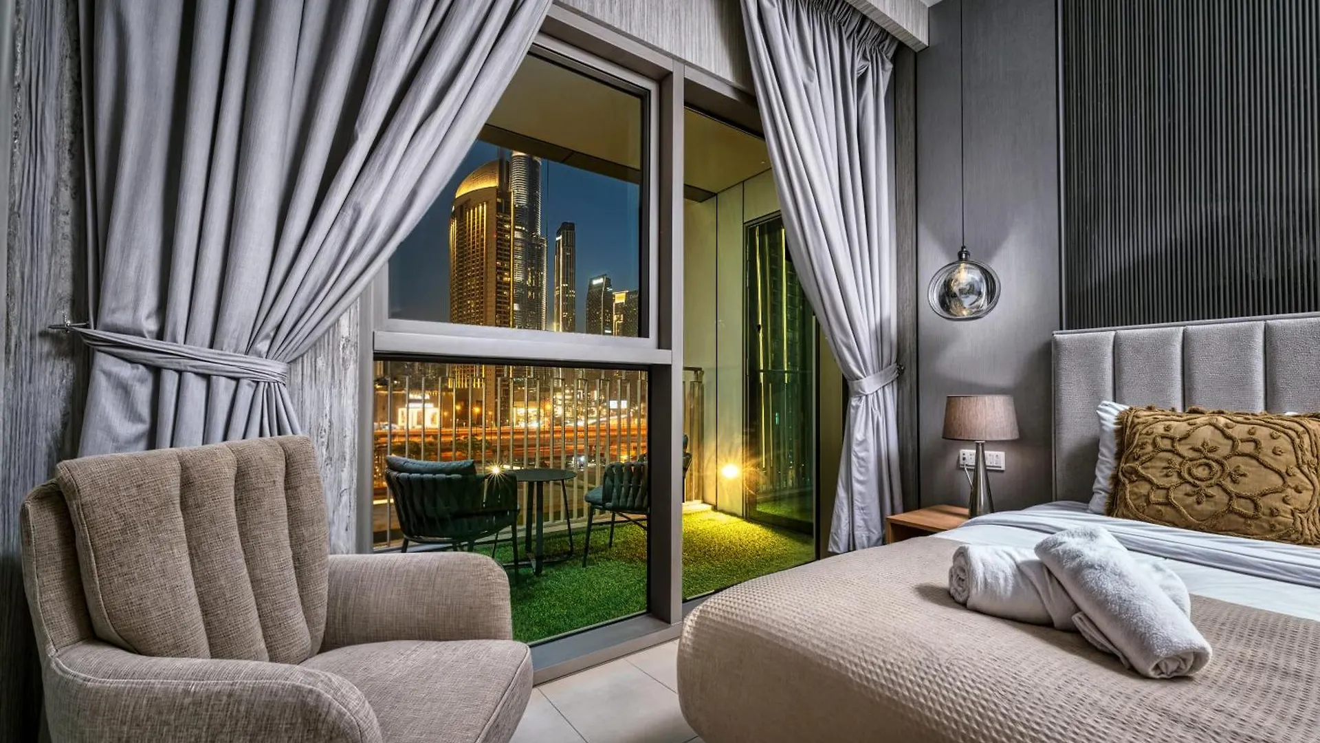 Apartmán Dubai Mall Connection - Burj Views - Turf Balcony